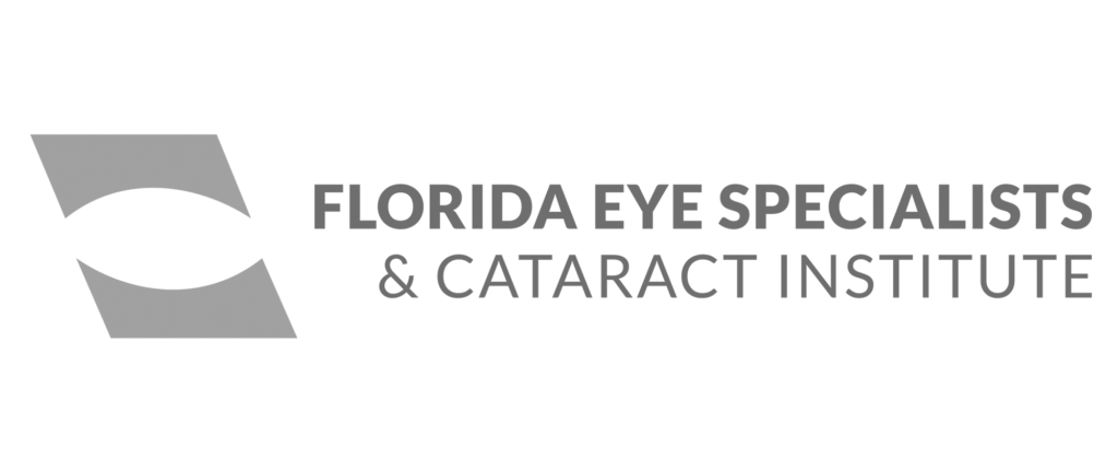 Florida Eye Specialists & Cataract Institute logo in grayscale