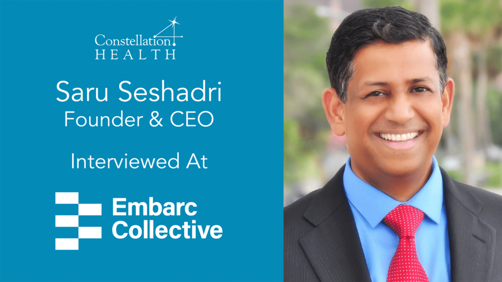 Saru Seshadri | Founder & CEO | Embarc Collective | healthcare interview