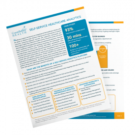 Self Service Healthcare Analytics | white paper | data quality and reconciliation | analytics platform